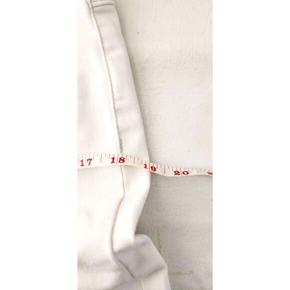 Free People Penny Pull On Flare Jeans Ivory White Stretch 31 - Picture 8 of 9
